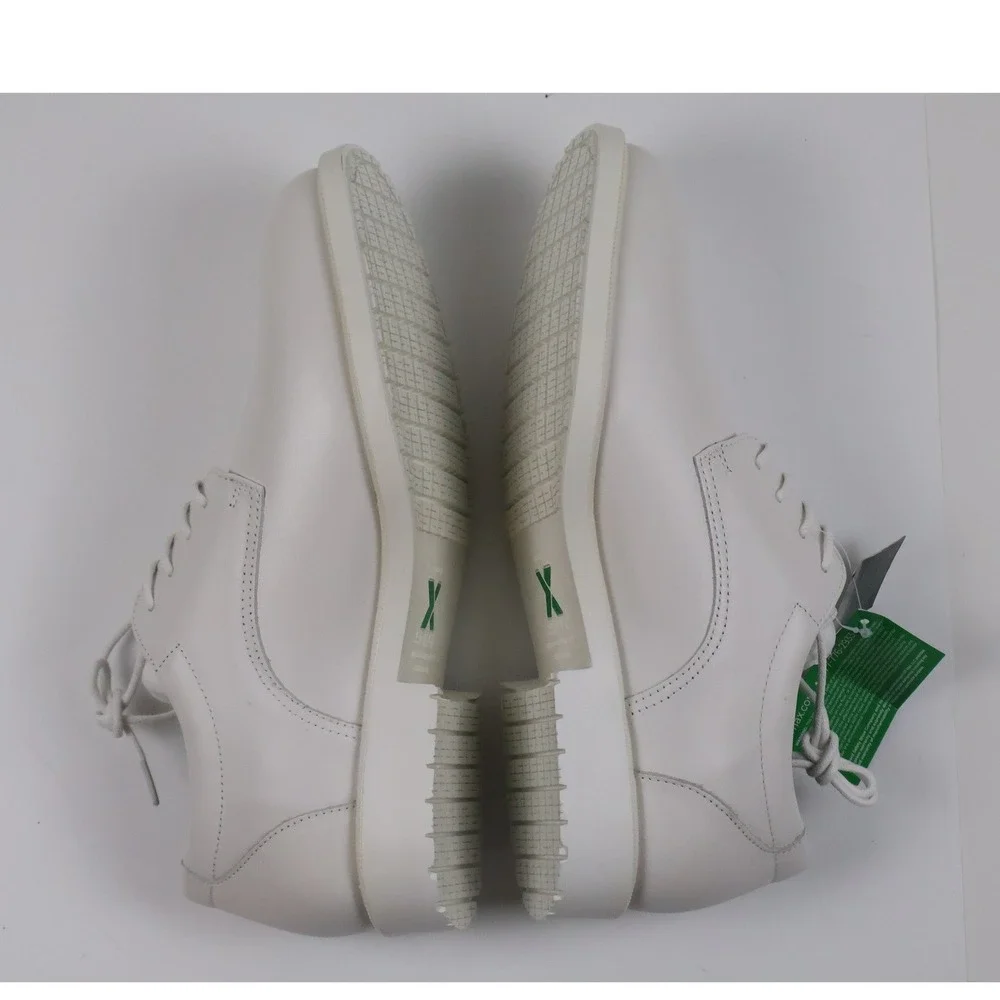 3n Dress Oxford White Leather 9 EW SRM3540 NWT